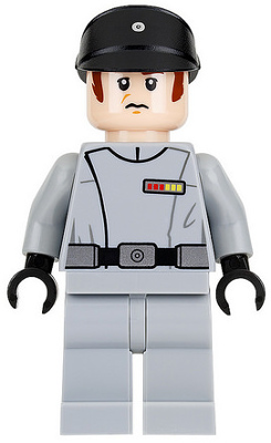 LEGO Minifigure -- Imperial Officer (75159)-Star Wars / Star Wars Episode 4/5/6 -- SW0775 -- Creative Brick Builders